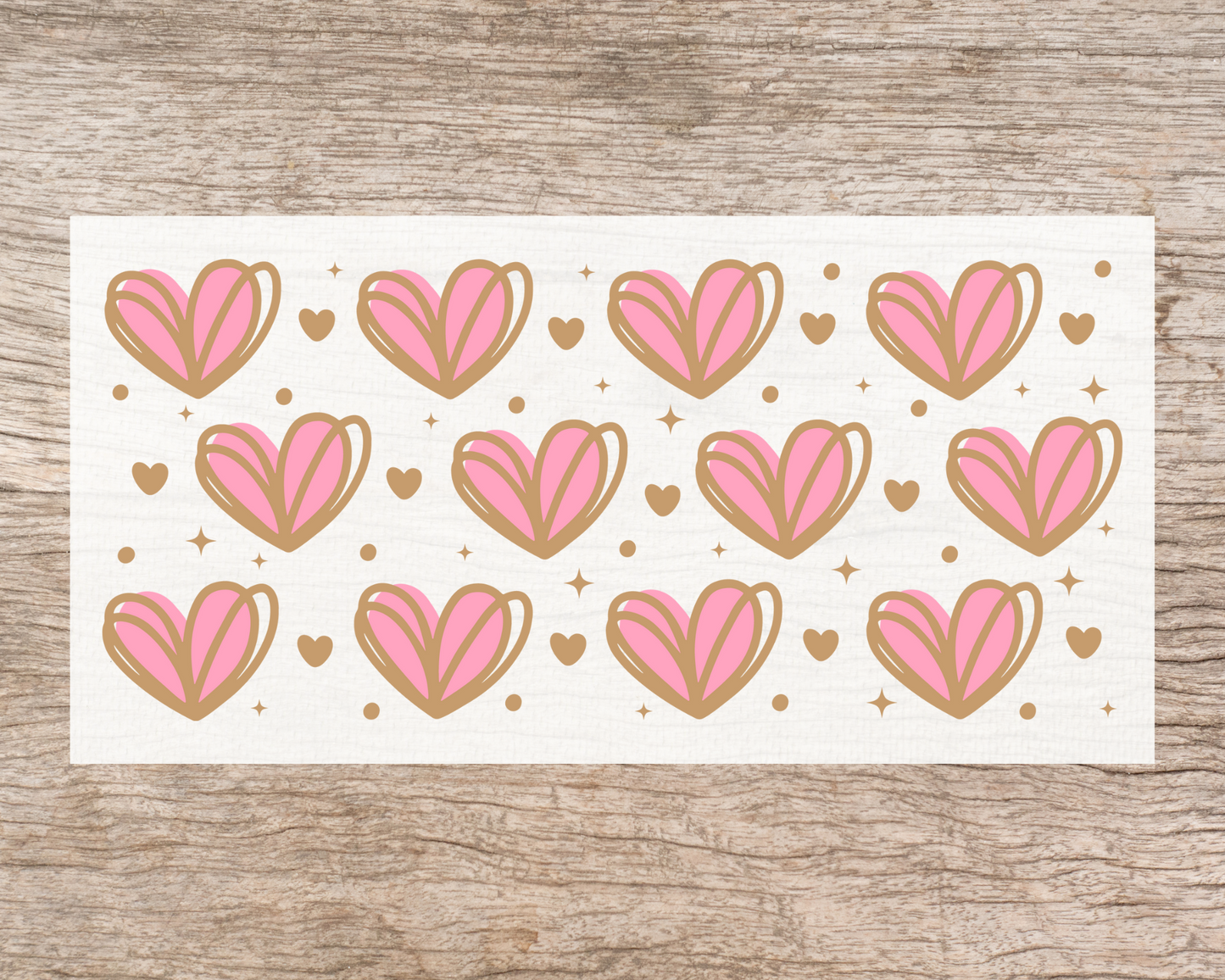 UV DTF Libbey Cup Wrap Love & Valentine