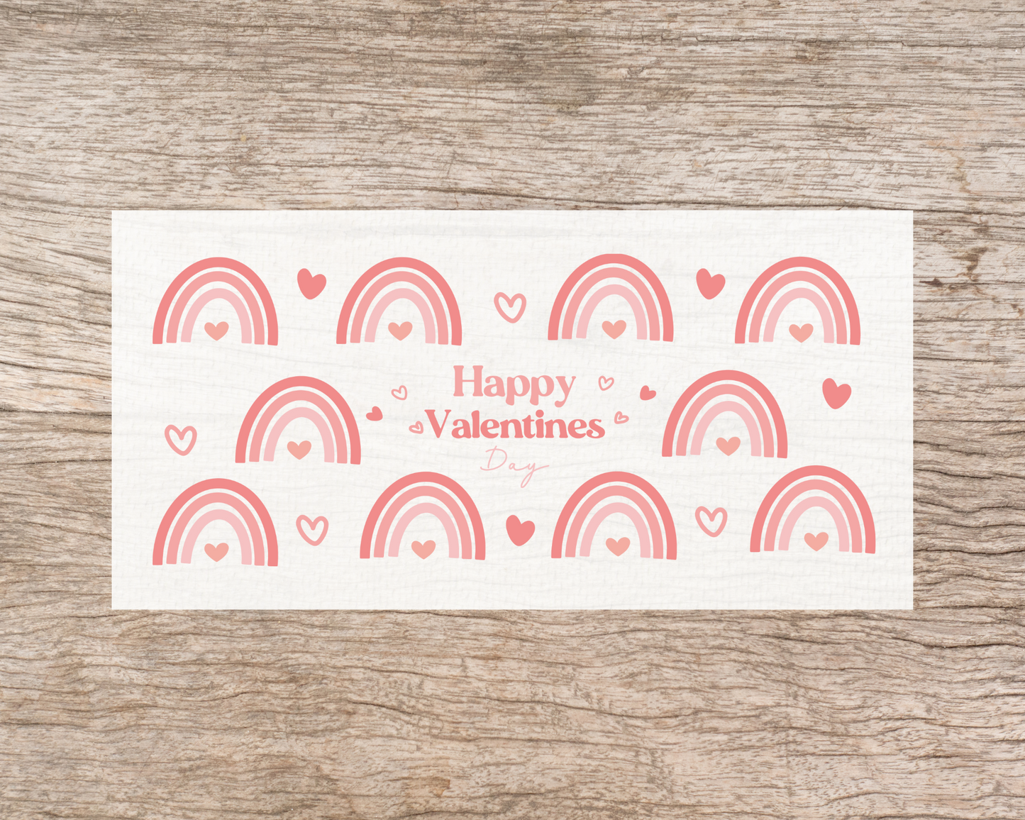 UV DTF Libbey Cup Wrap Love & Valentine