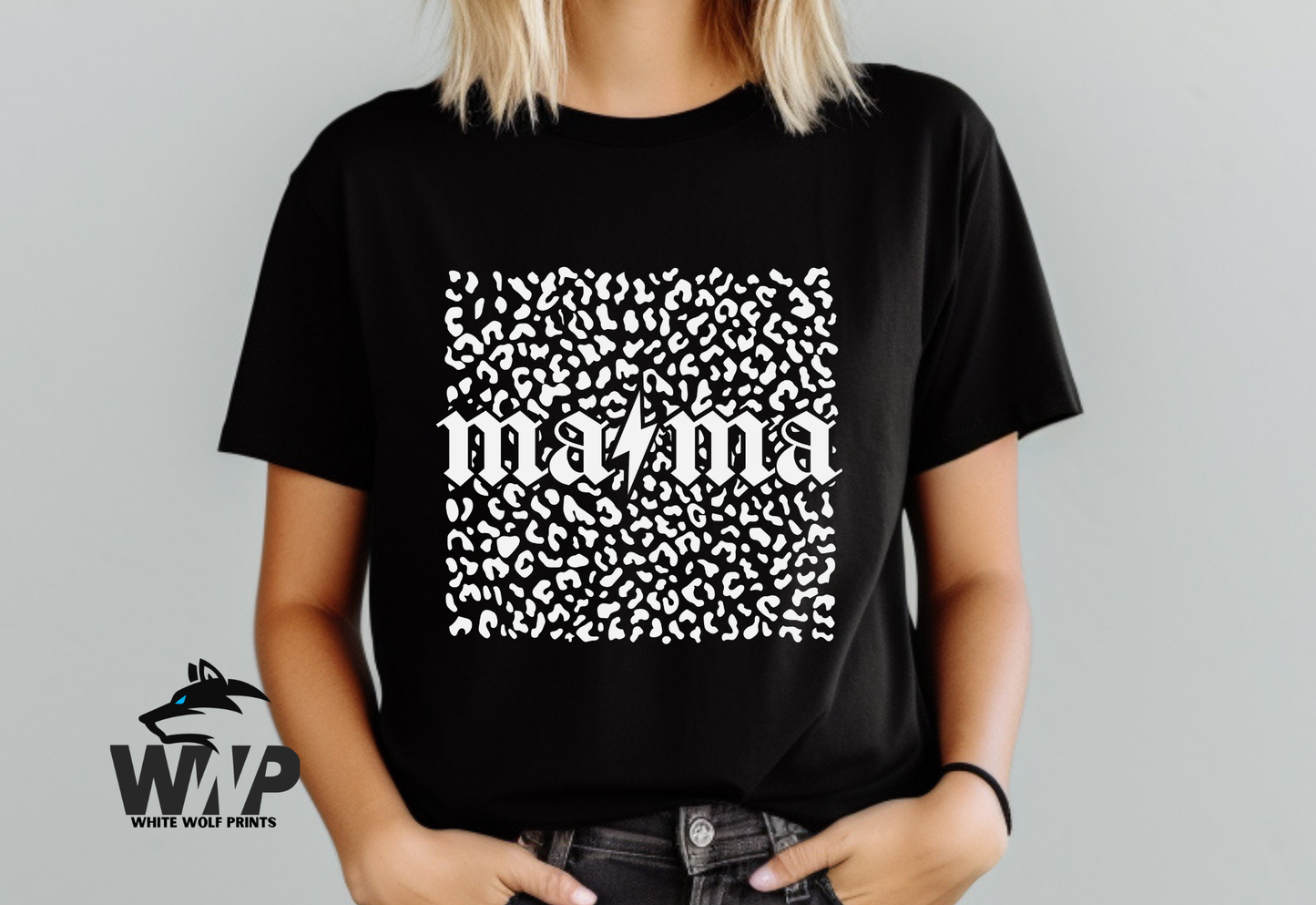 Ready To Press (DTF) MAMA LEOPARD PRINT DTF TRANSFER