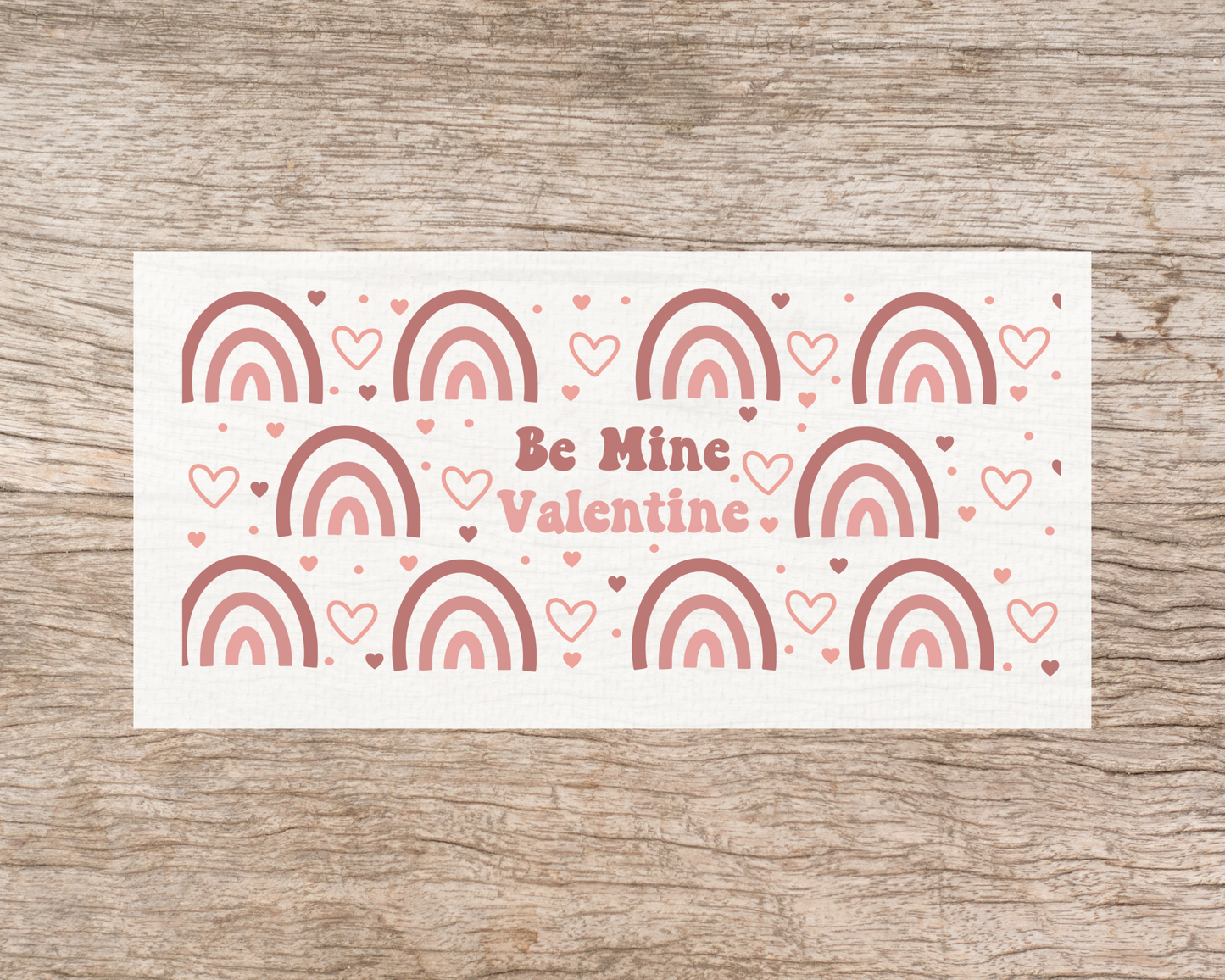 UV DTF Libbey Cup Wrap Love & Valentine