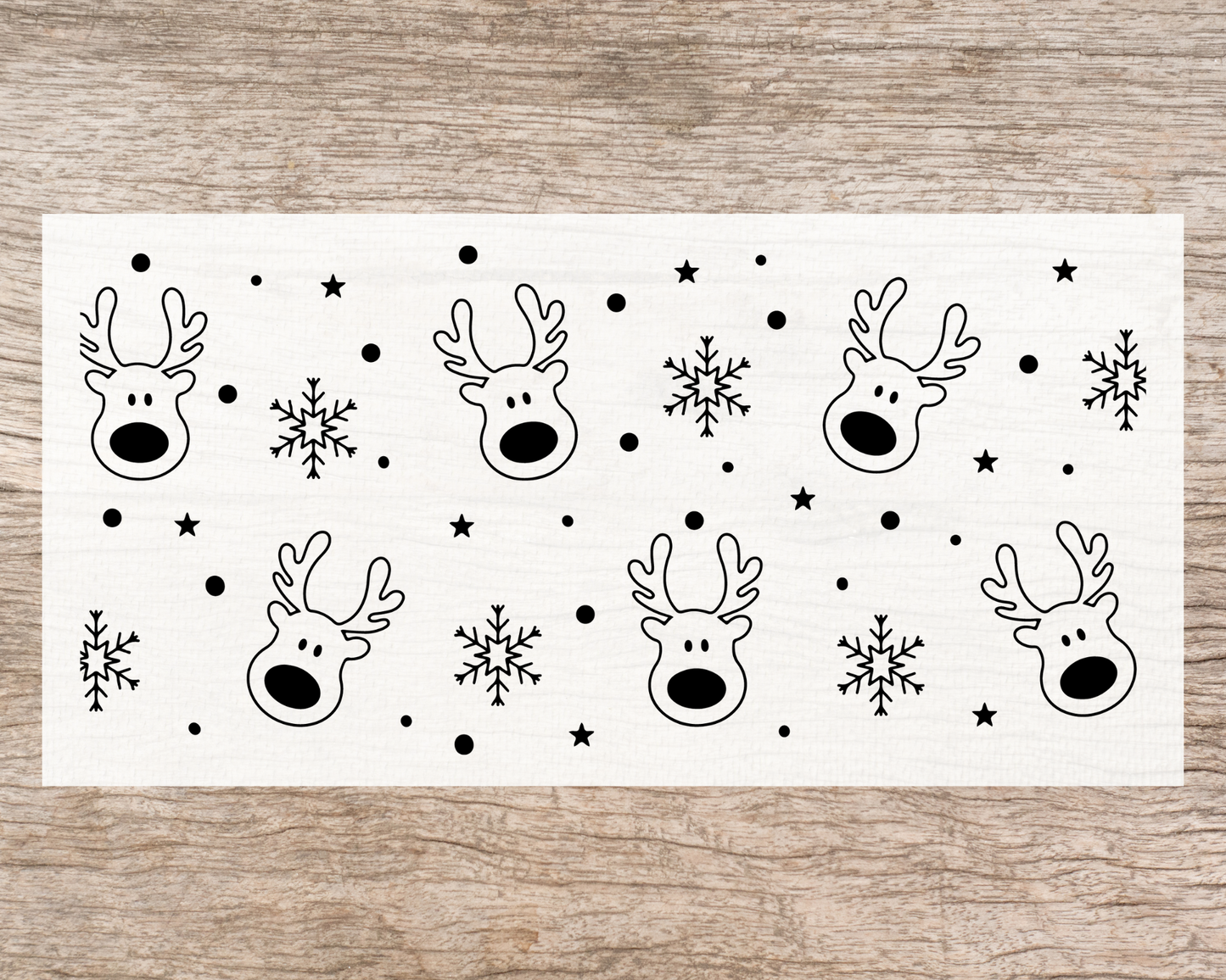 UV DTF Libbey Cup Wrap CHRISTMAS & HOLIDAY
