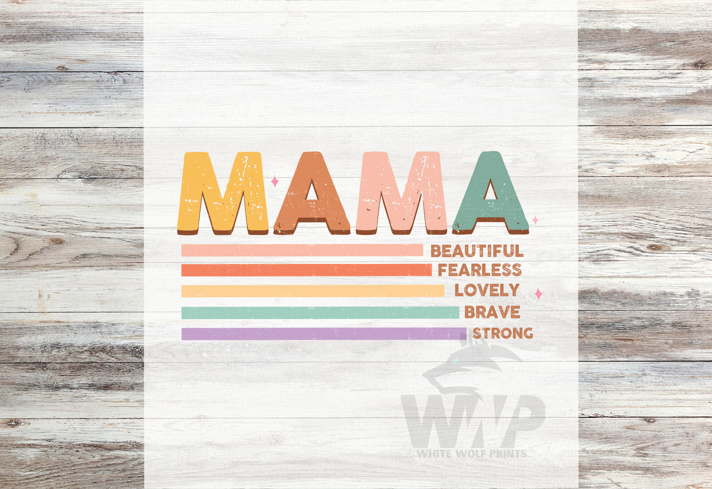 Ready To Press (DTF) MAMA DTF TRANSFER