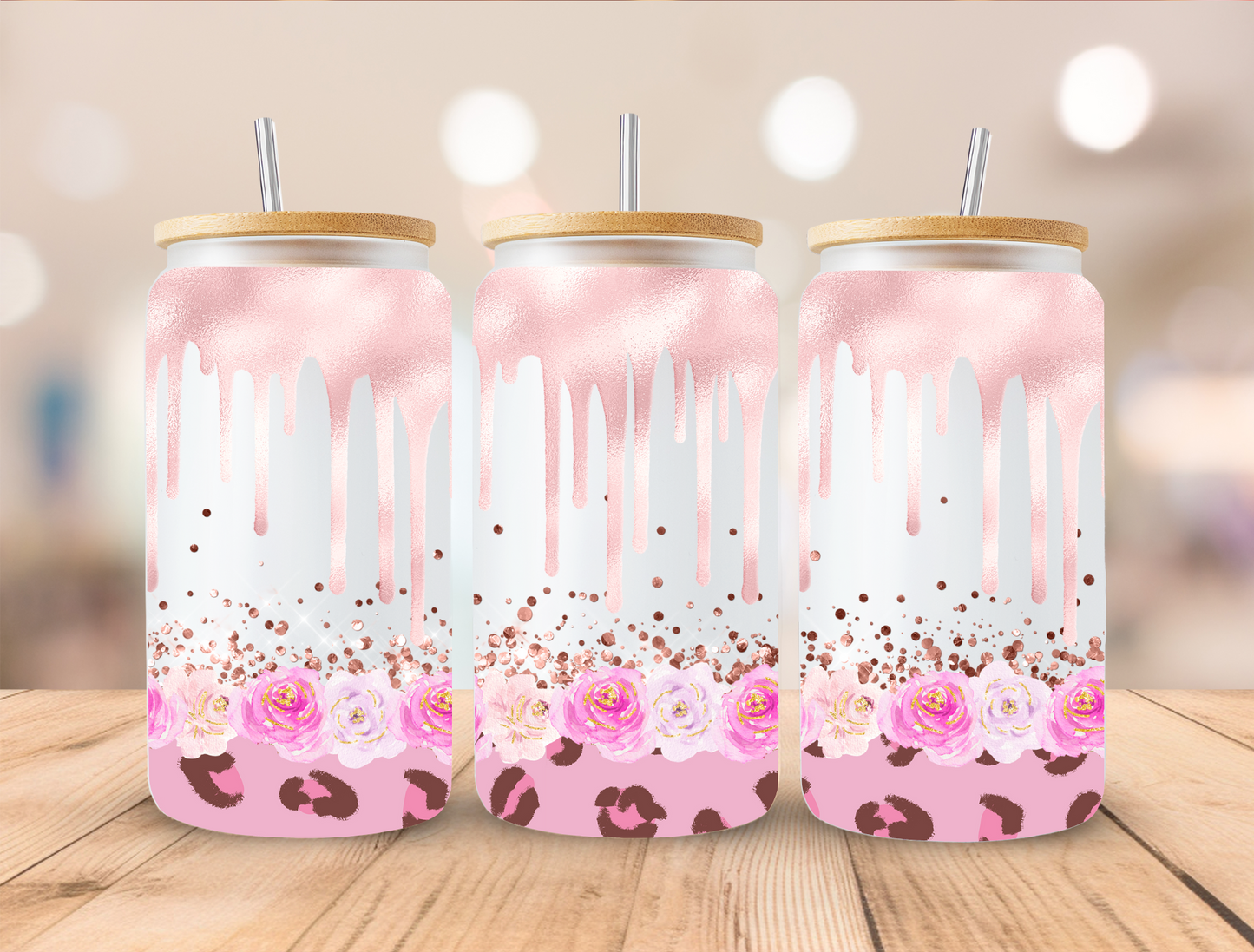 UV DTF Libbey Cup Wrap Love & Valentine
