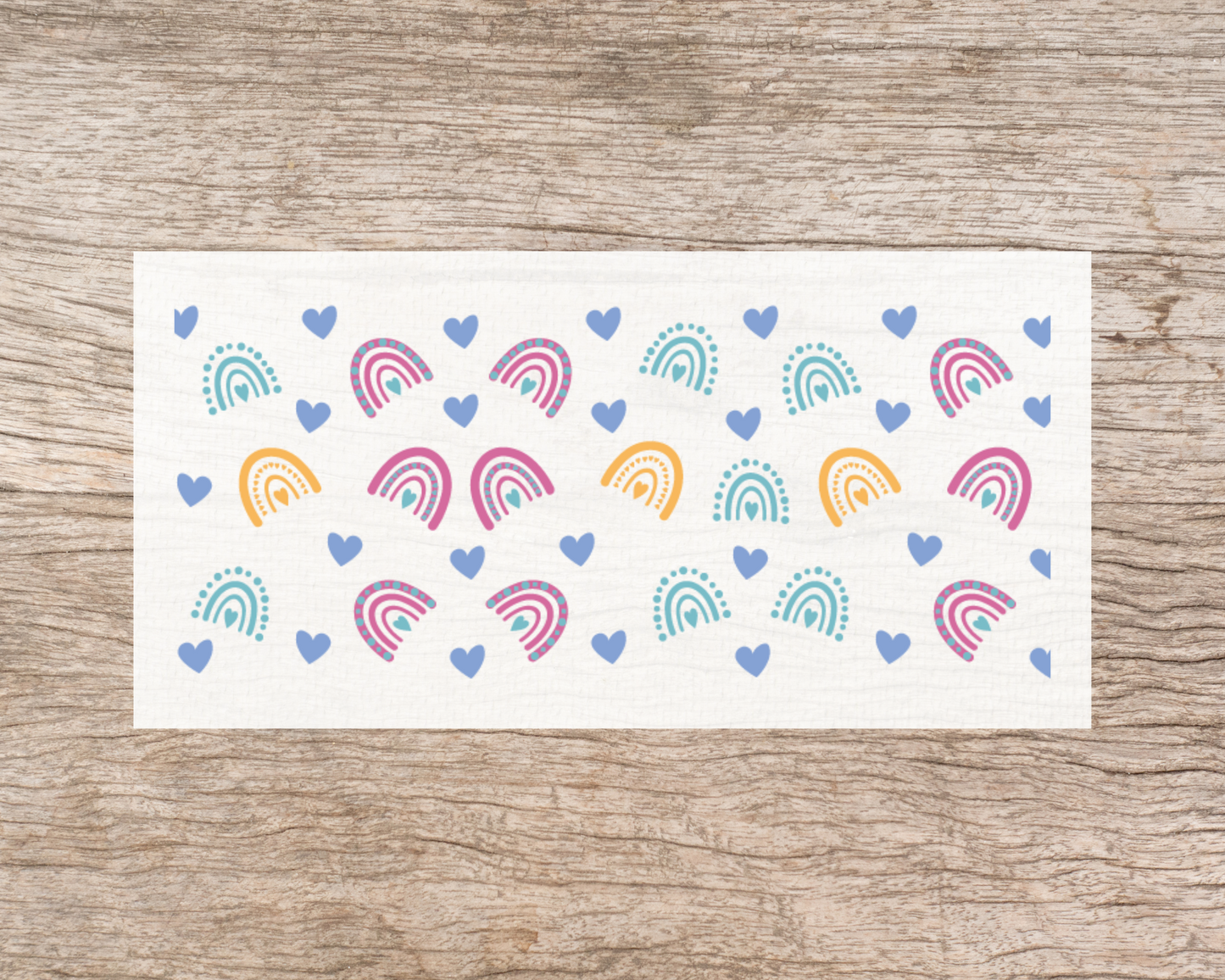 UV DTF Libbey Cup Wrap Love & Valentine