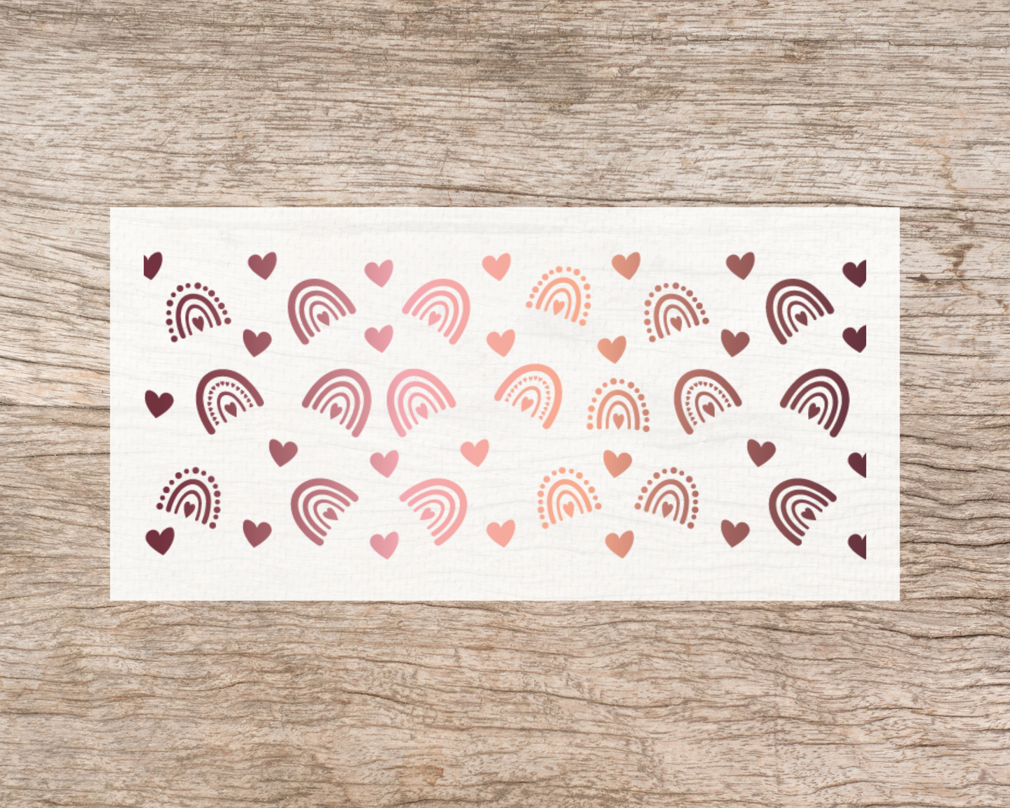 UV DTF Libbey Cup Wrap Love & Valentine