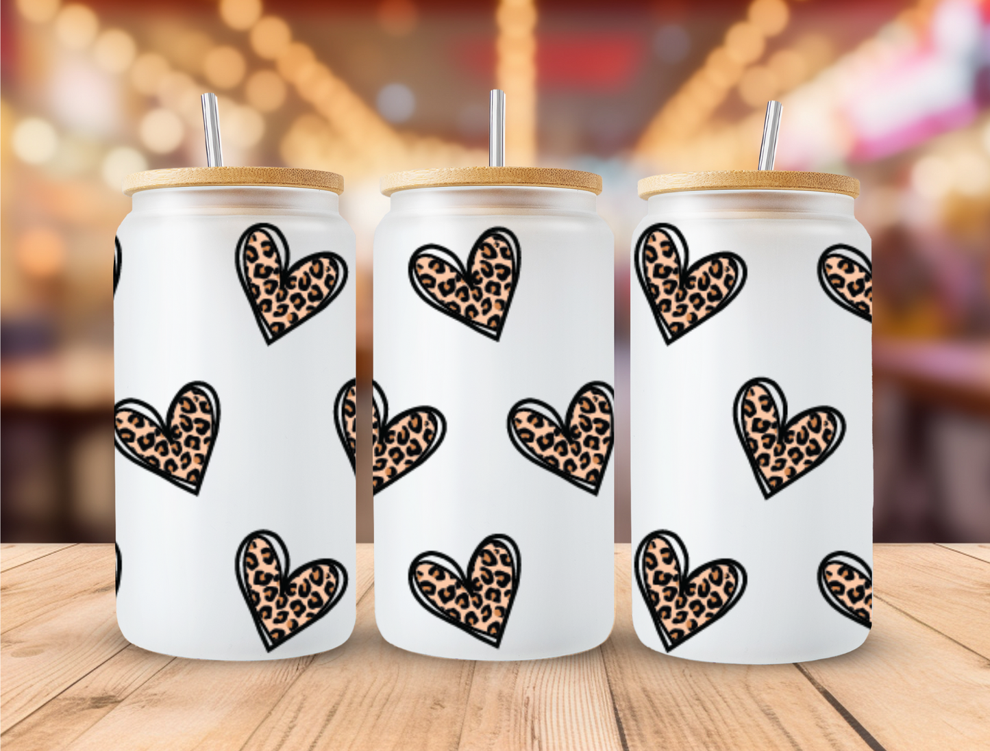 UV DTF Libbey Cup Wrap Love & Valentine
