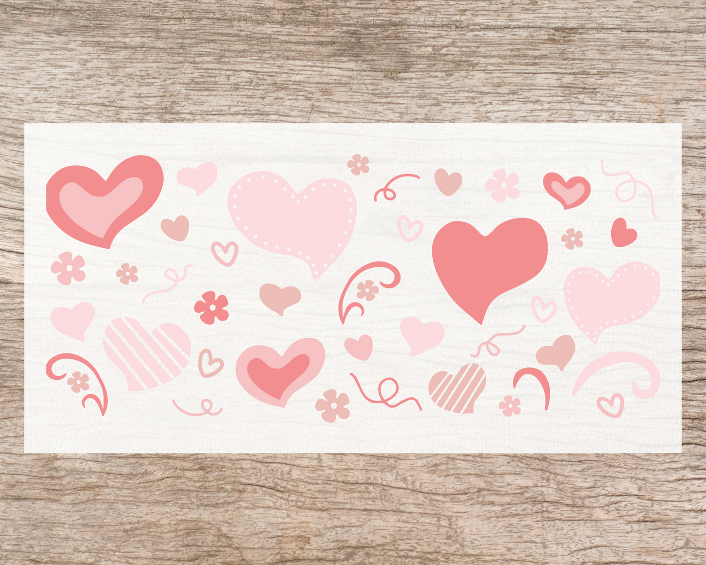UV DTF Libbey Cup Wrap Love & Valentine