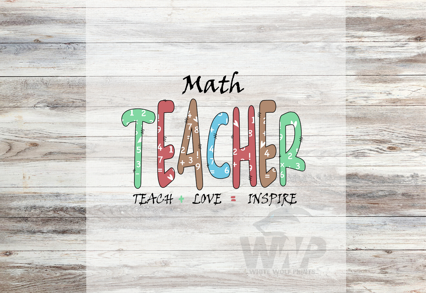 Ready To Press (DTF) TEACHER TRANSFER