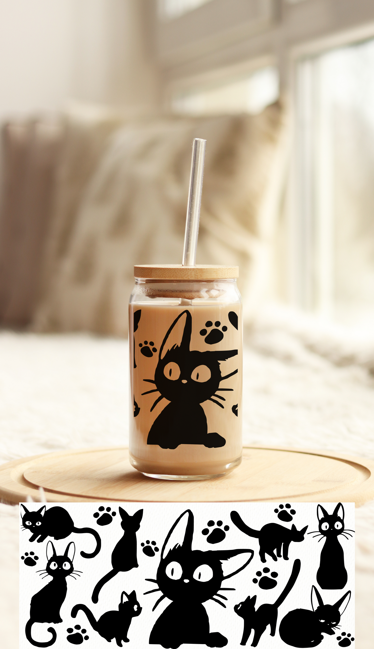 UV DTF Libbey Cup Wrap ANIMALS