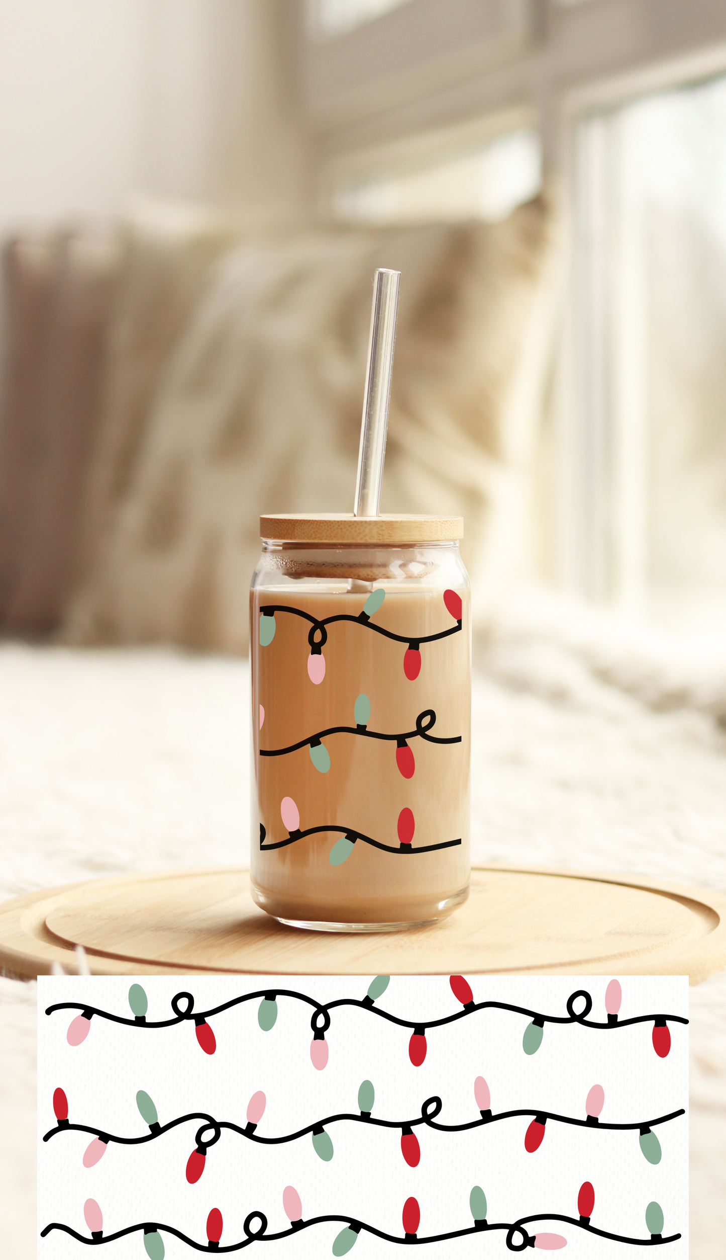 UV DTF Libbey Cup Wrap CHRISTMAS & HOLIDAY