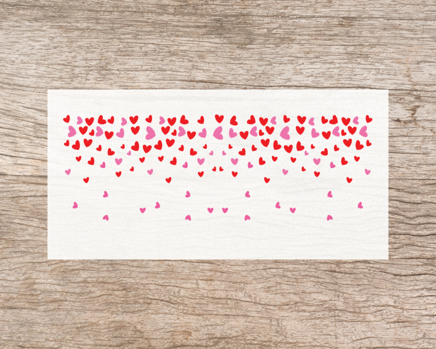 UV DTF Libbey Cup Wrap Love & Valentine