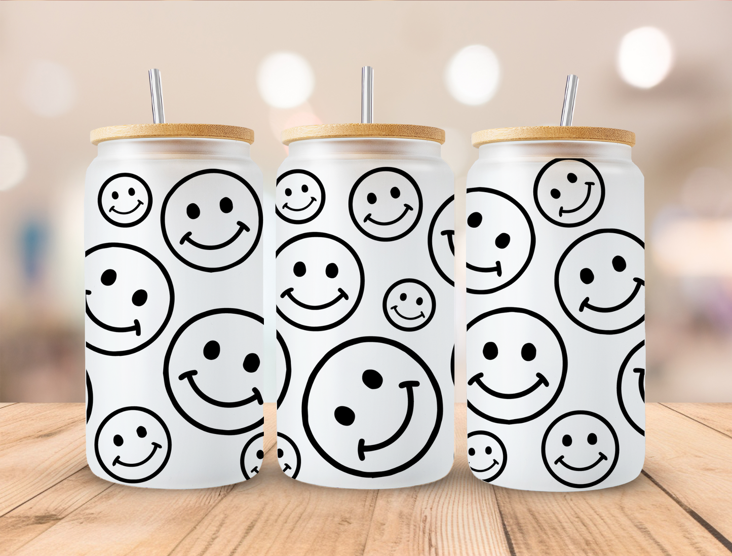 UV DTF Libbey Cup Wrap Patterns