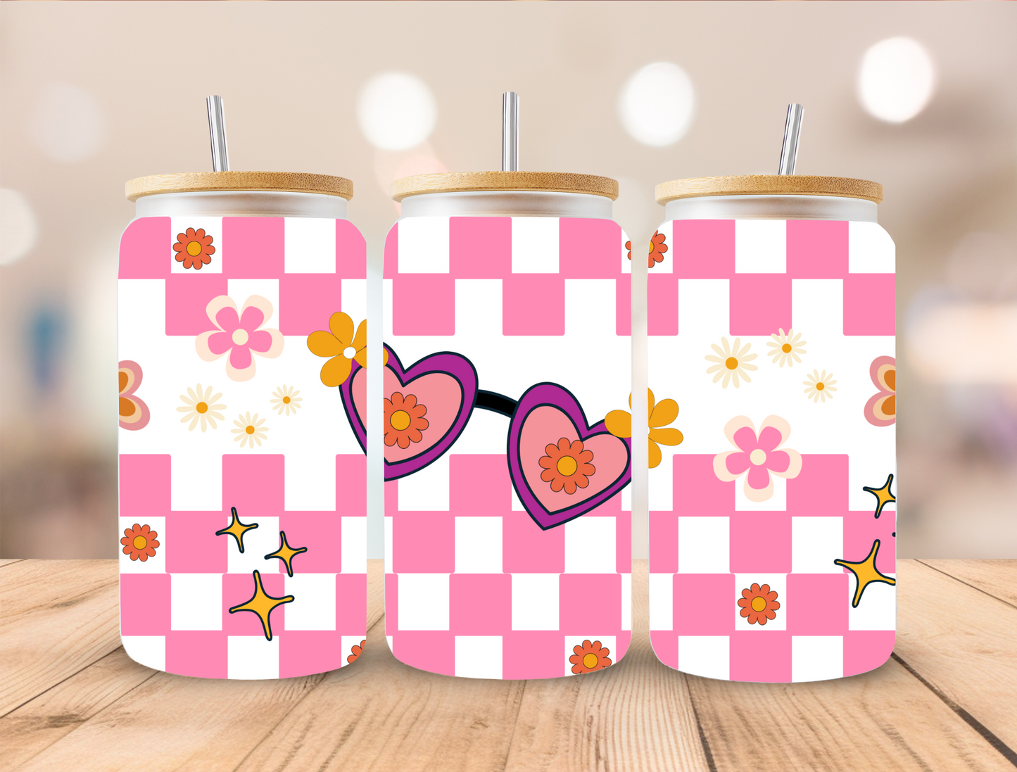 UV DTF Libbey Cup Wrap Love & Valentine