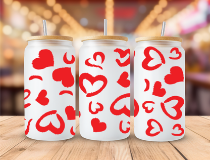 UV DTF Libbey Cup Wrap Love & Valentine