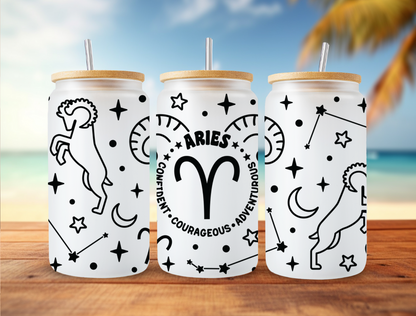 UV DTF Libbey Cup Wrap Zodiac & Magic