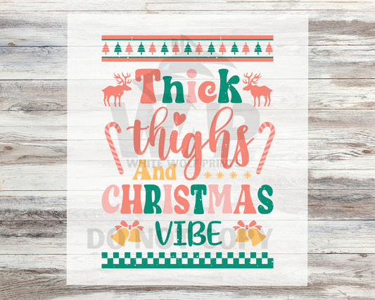 Direct-To-Film (DTF) CHRISTMAS TRANSFER