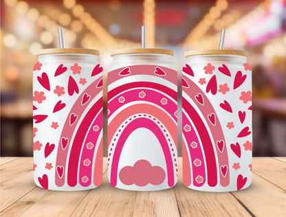 UV DTF Libbey Cup Wrap Love & Valentine