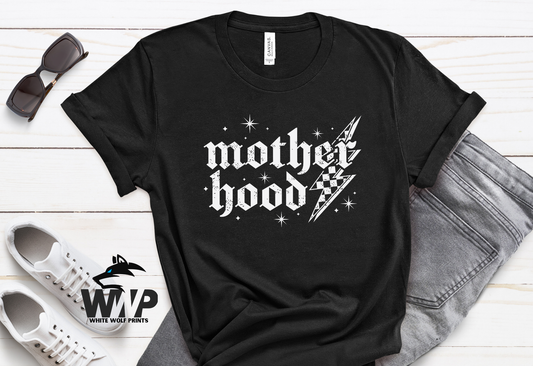 MOTHER HOOD CHECKERED LIGHTNING BOLT DTF TRANSFER