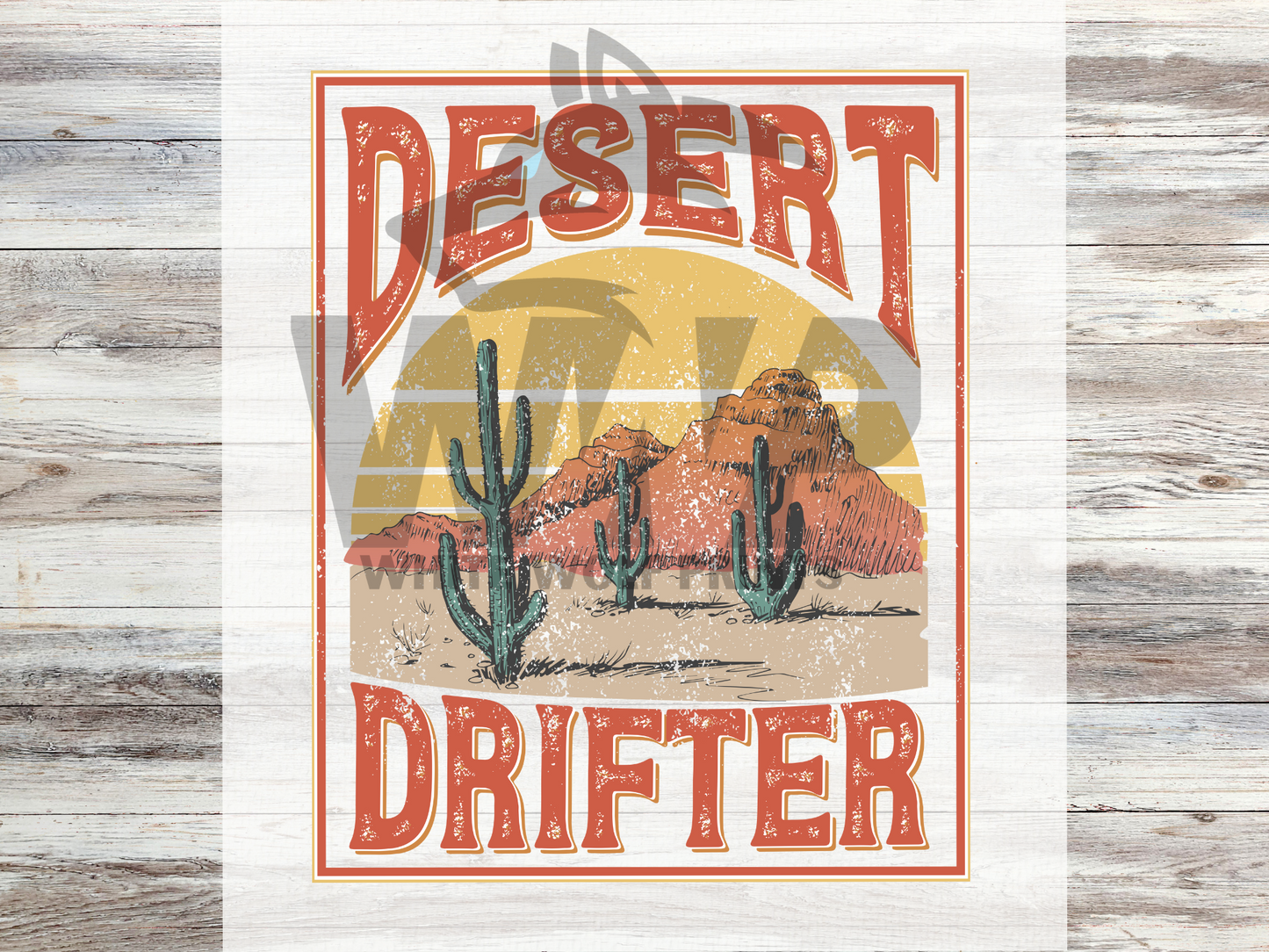 Direct-To-Film (DTF) WESTERN TRANSFER