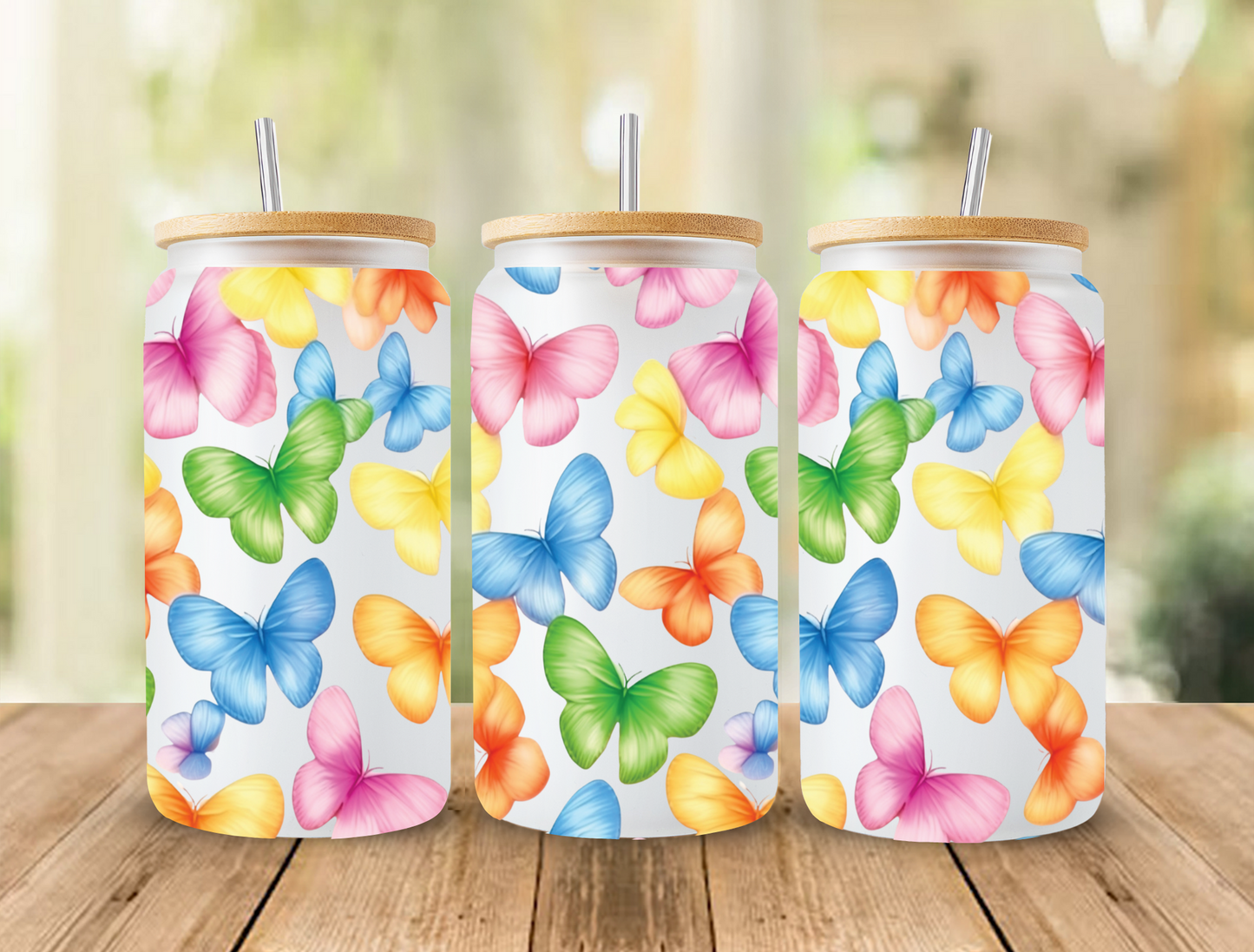 UV DTF Libbey Cup Wrap FLORAL