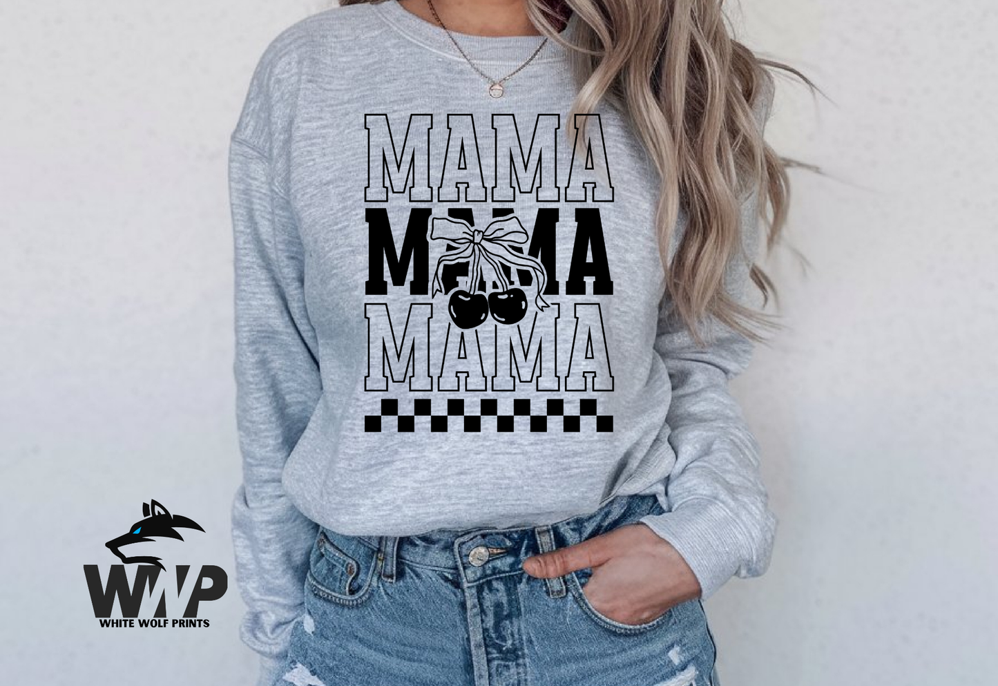 Ready To Press (DTF) MAMA DTF TRANSFER CHERRY COQUETTE
