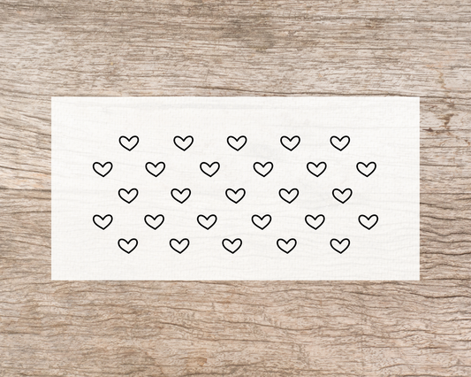UV DTF Libbey Cup Wrap Love & Valentine