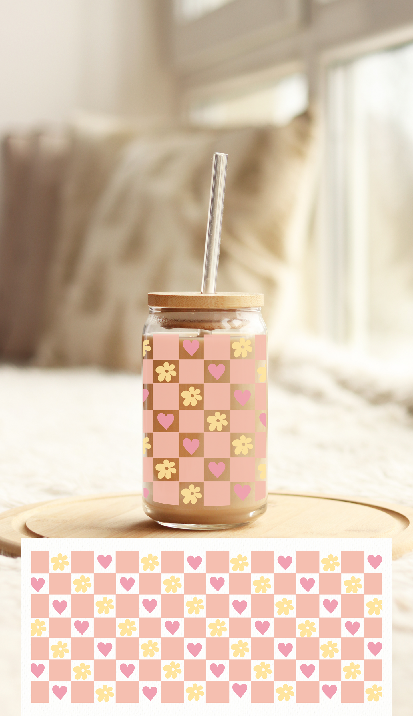 UV DTF Libbey Cup Wrap Love & Valentine