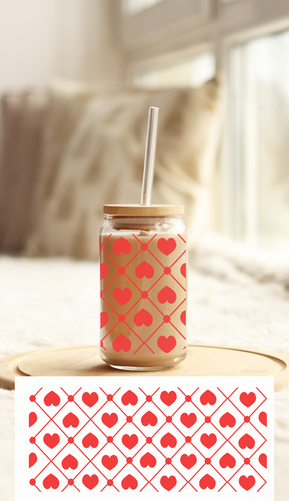 UV DTF Libbey Cup Wrap Love & Valentine