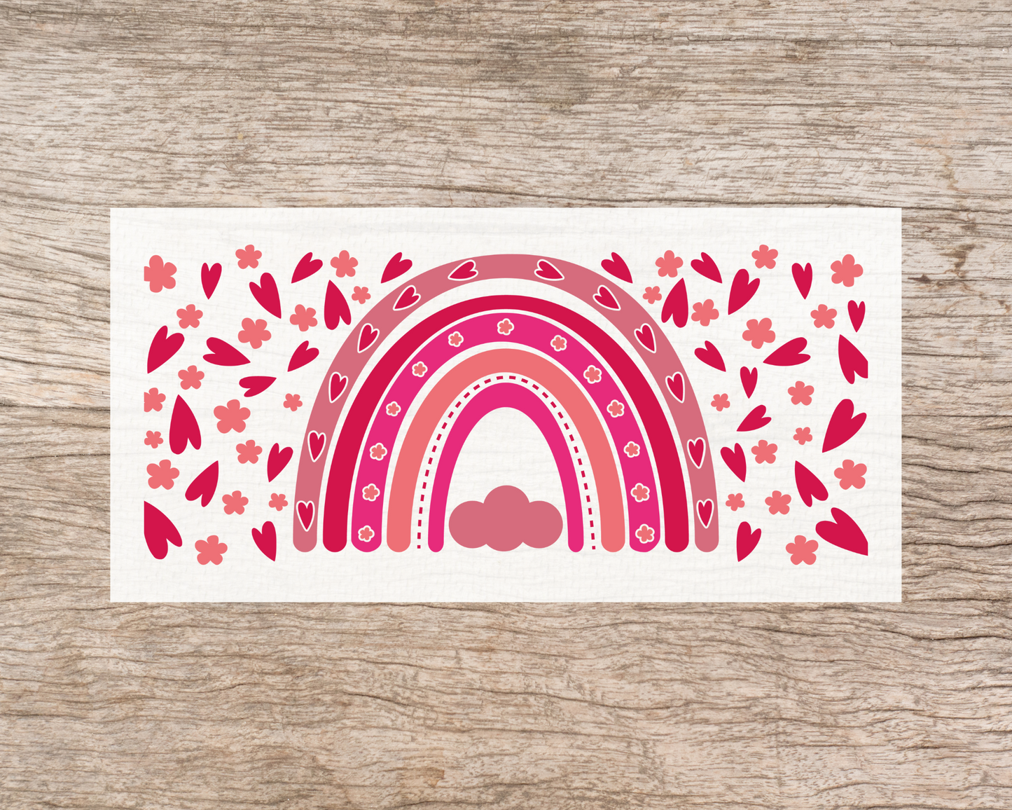 UV DTF Libbey Cup Wrap Love & Valentine