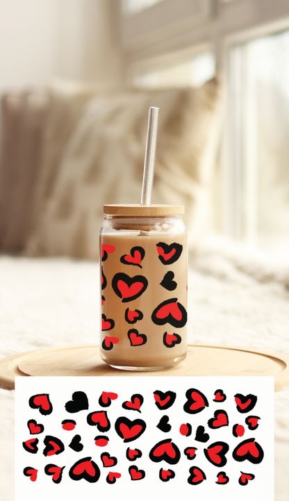 UV DTF Libbey Cup Wrap Love & Valentine