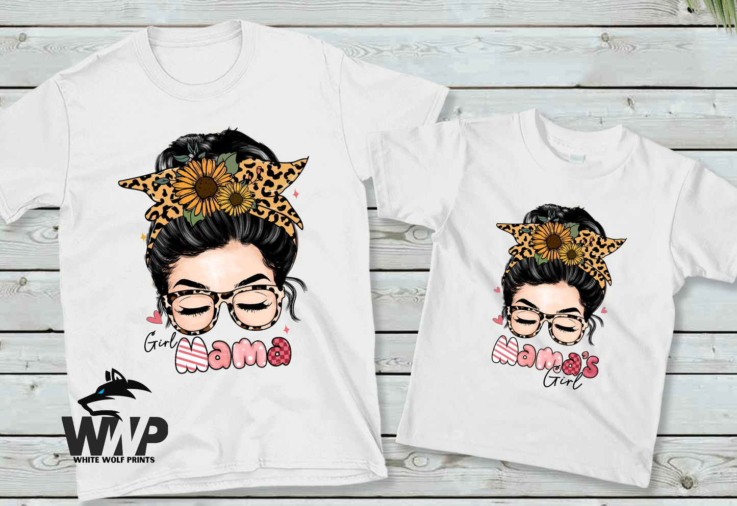 MAMA MINI DTF TRANSFER MATCHING SET GIRL MAMA MAMA'S GIRL