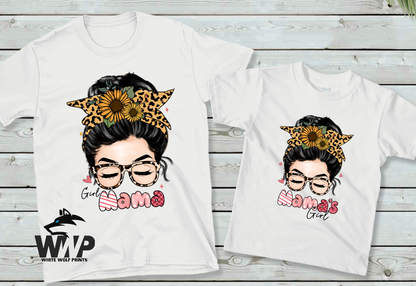 MAMA MINI DTF TRANSFER MATCHING SET GIRL MAMA MAMA'S GIRL