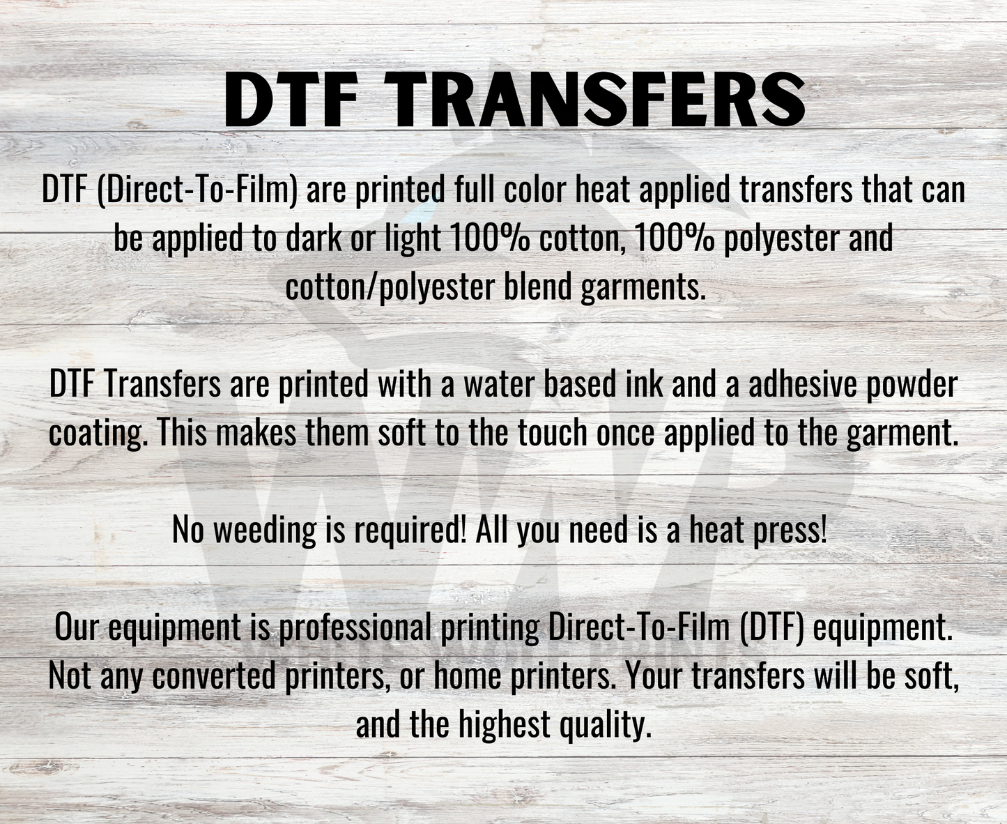 Direct-To-Film (DTF) HALLOWEEN TRANSFER