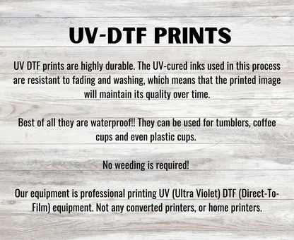 UV DTF Libbey Cup Wrap BAKING & FOOD