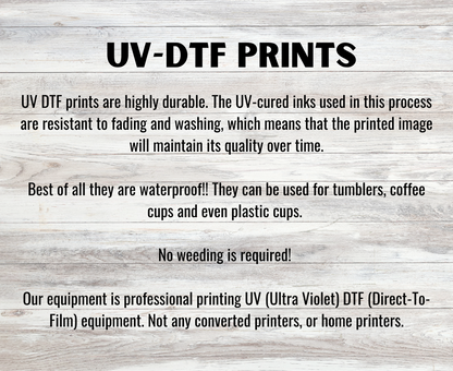UV DTF Libbey Cup Wrap Patterns