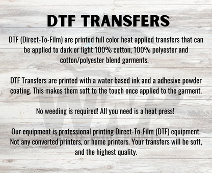 Direct-To-Film (DTF) MATCHING SETS Transfers