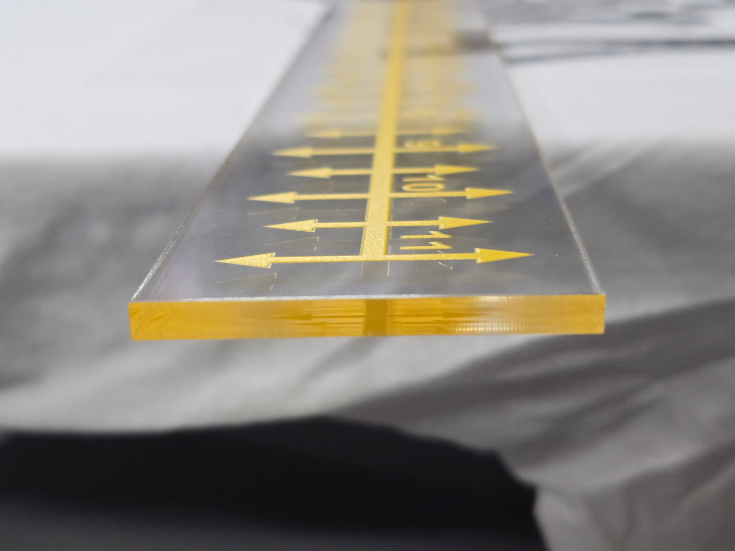 T-Shirt Alignment Ruler Tool – Center DTF Heat Transfers for Heat Press | Acrylic Guide for Perfect T-Shirt Placement